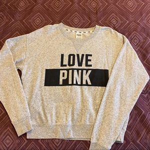 Women’s Victoria’s Secret PINK Cropped Sweatshirt, EUC,
